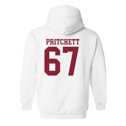 Troy - NCAA Football : Trinton Pritchett - Generic Shersey Hooded Sweatshirt-1