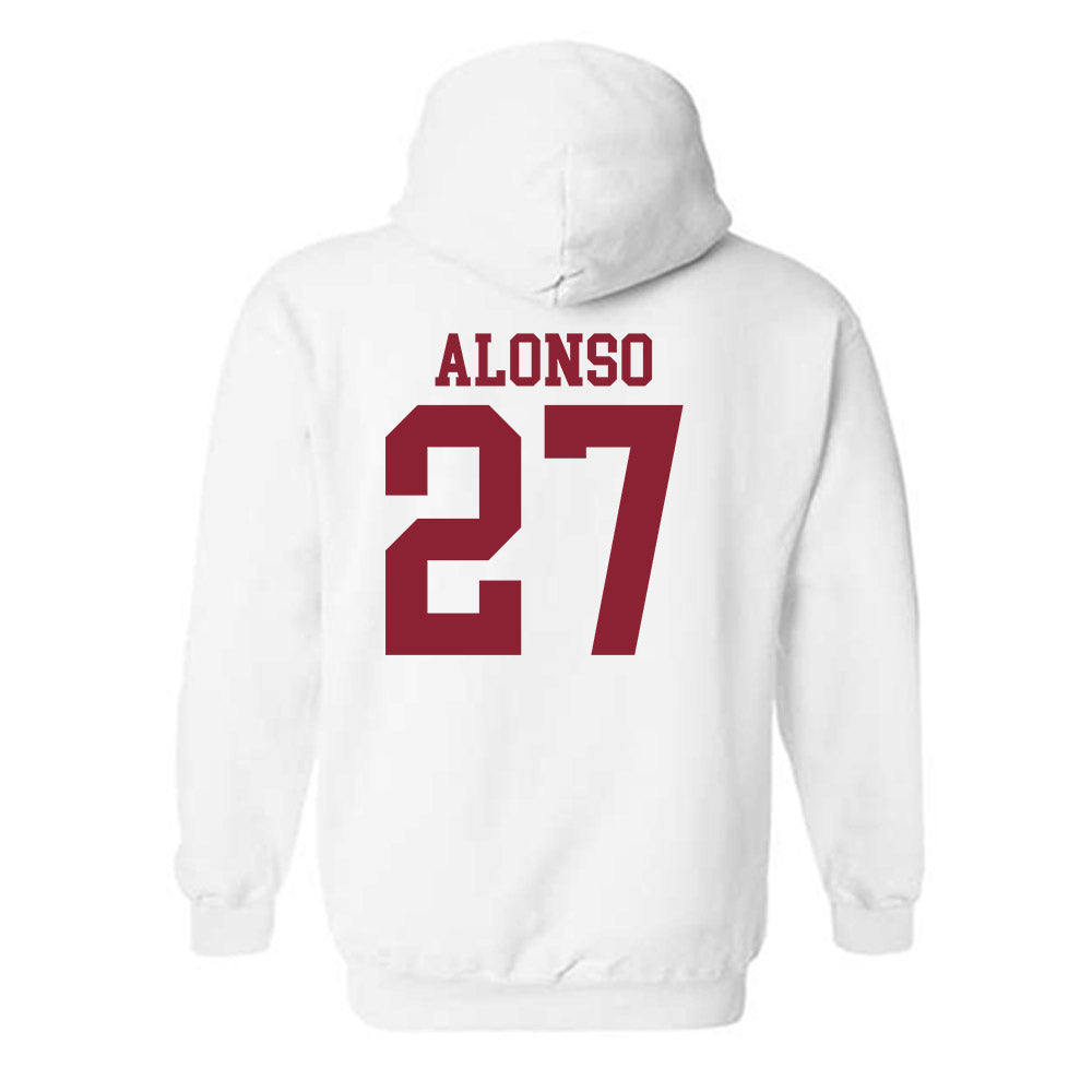 Troy - NCAA Baseball : Dylan Alonso - Generic Shersey Hooded Sweatshirt-1