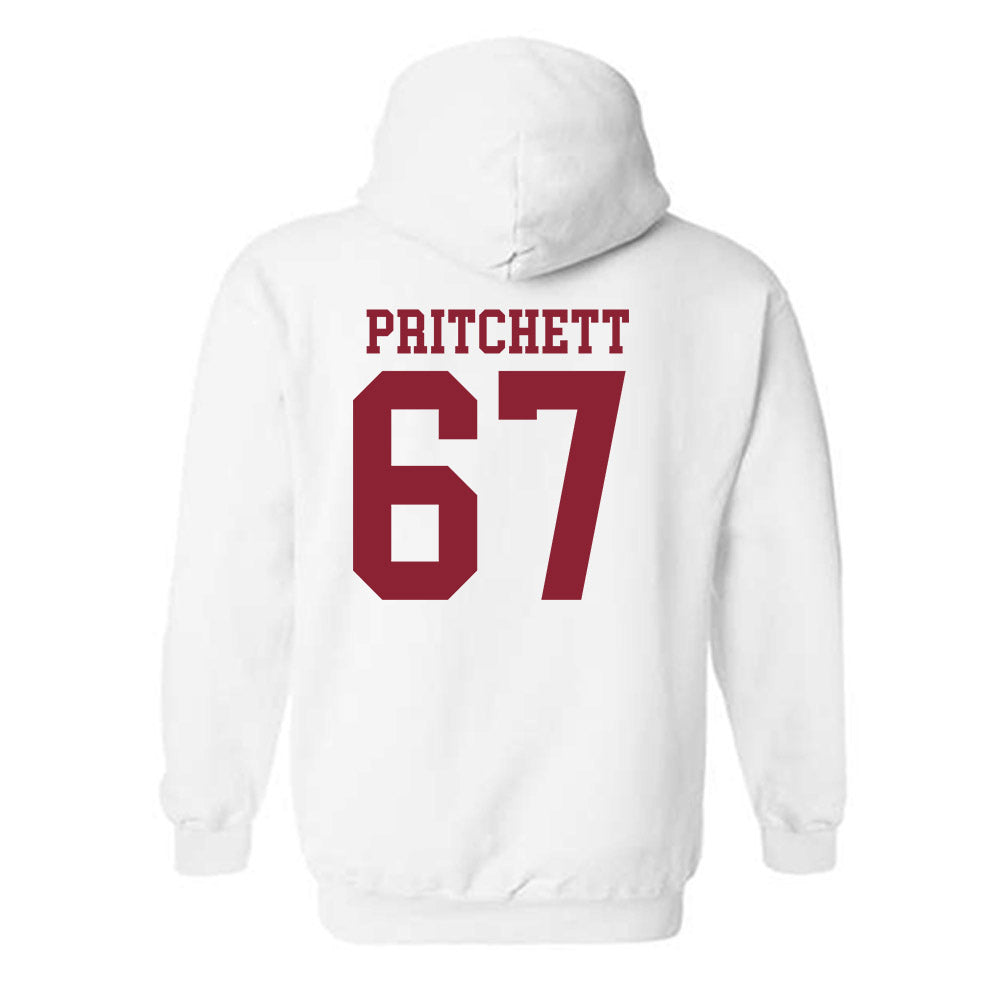 Troy - NCAA Football : Trinton Pritchett - Generic Shersey Hooded Sweatshirt-1