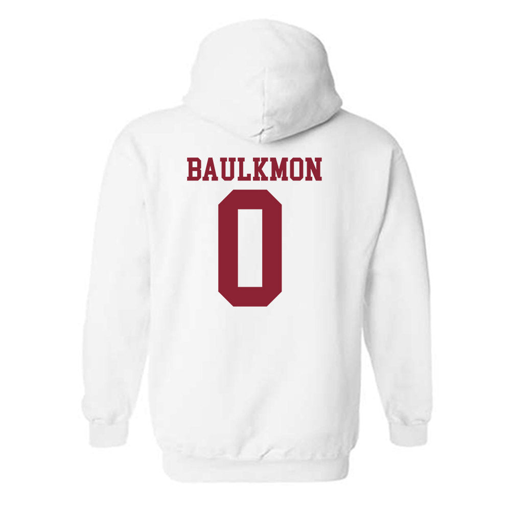 Troy - NCAA Women's Basketball : Kareem Baulkmon - Generic Shersey Hooded Sweatshirt-1