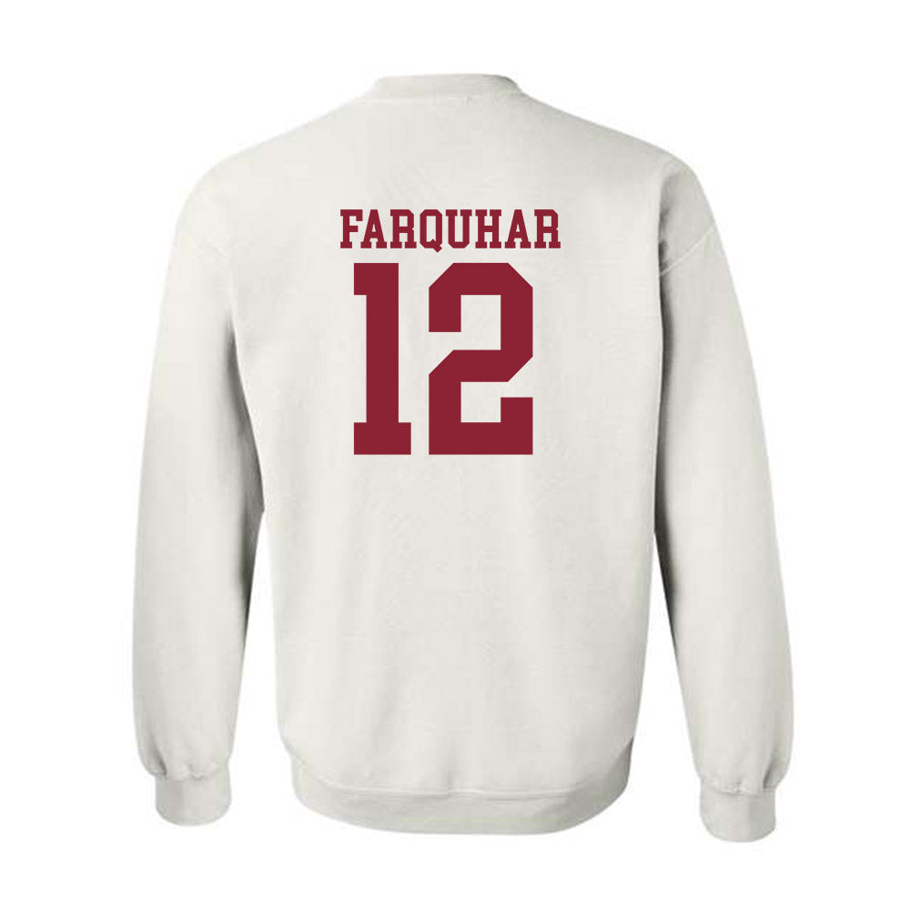 Troy - NCAA Baseball : Tate Farquhar - Generic Shersey Crewneck Sweatshirt-1