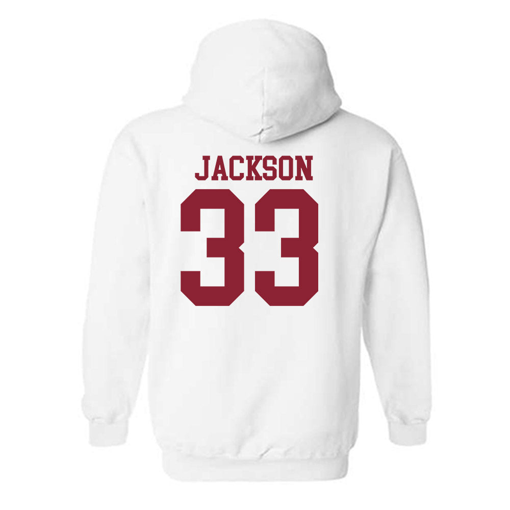Troy - NCAA Women's Soccer : Mia Jackson - Generic Shersey Hooded Sweatshirt-1