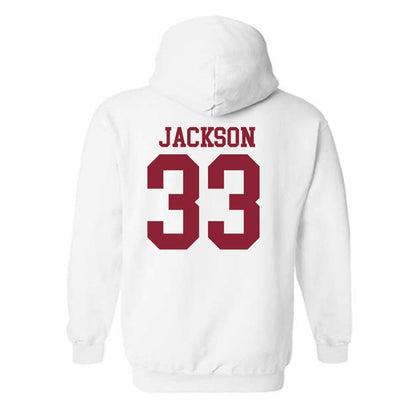 Troy - NCAA Women's Soccer : Mia Jackson - Generic Shersey Hooded Sweatshirt-1