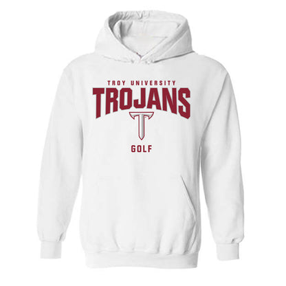 Troy - NCAA Women's Golf : Juju Peterson - Generic Shersey Hooded Sweatshirt-0