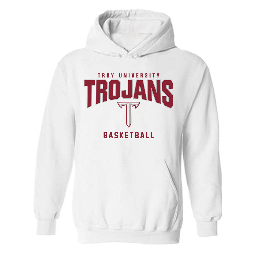 Troy - NCAA Men's Basketball : Hikaru Awata - Generic Shersey Hooded Sweatshirt-0