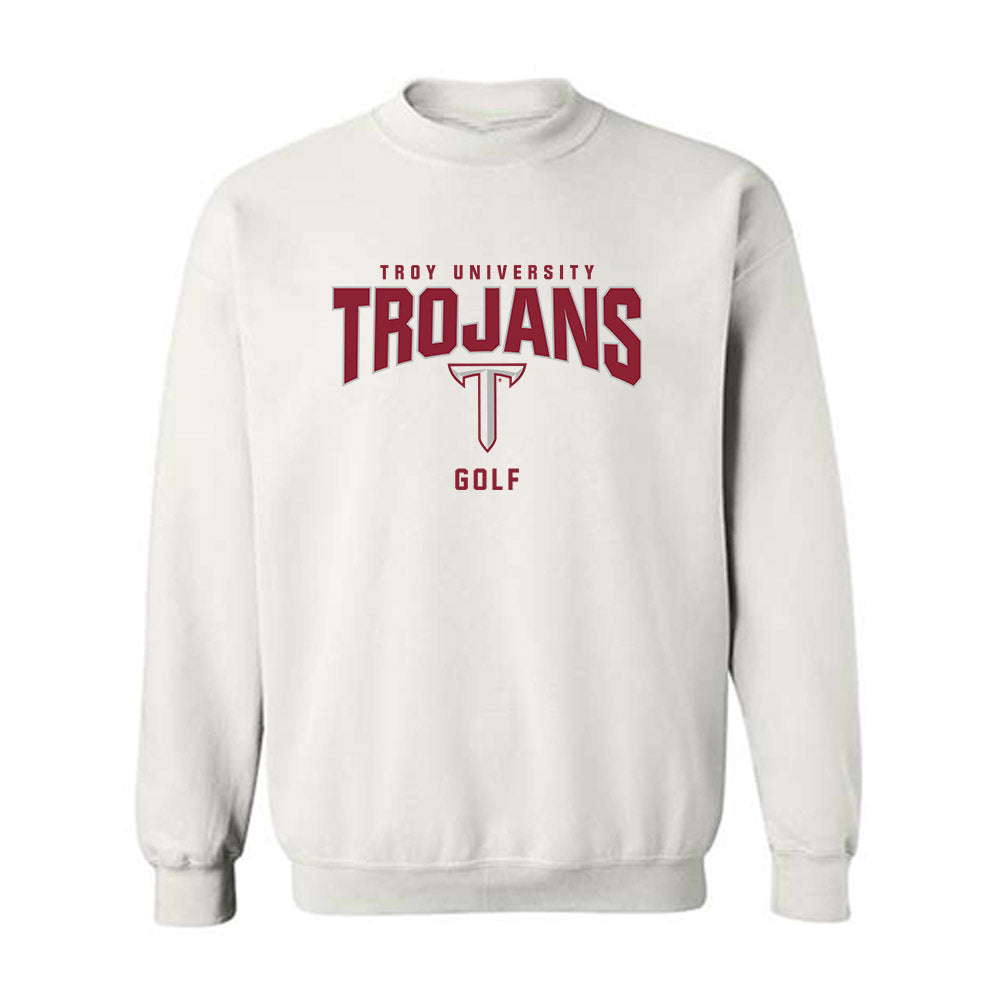 Troy - NCAA Women's Golf : Evelyn Tankersley - Generic Shersey Crewneck Sweatshirt-0