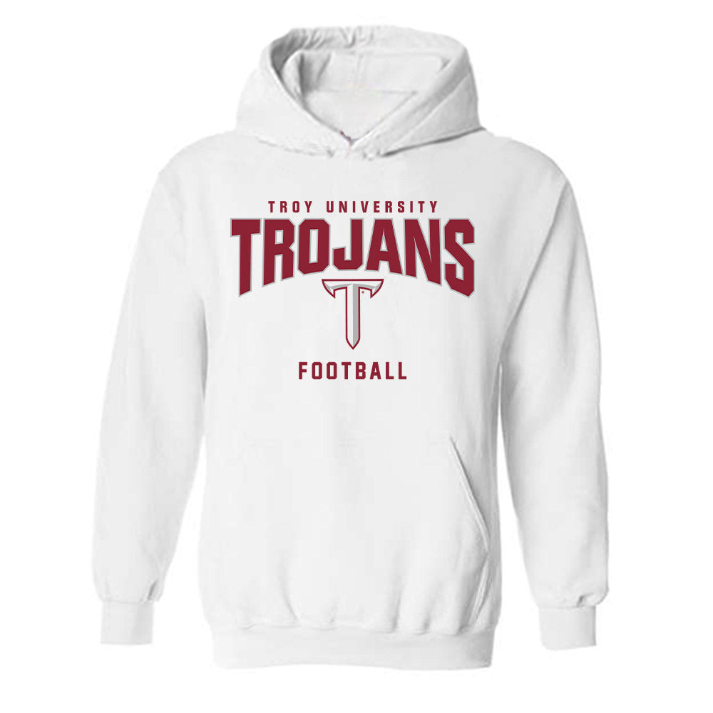 Troy - NCAA Football : Bryce Steele - Generic Shersey Hooded Sweatshirt-0