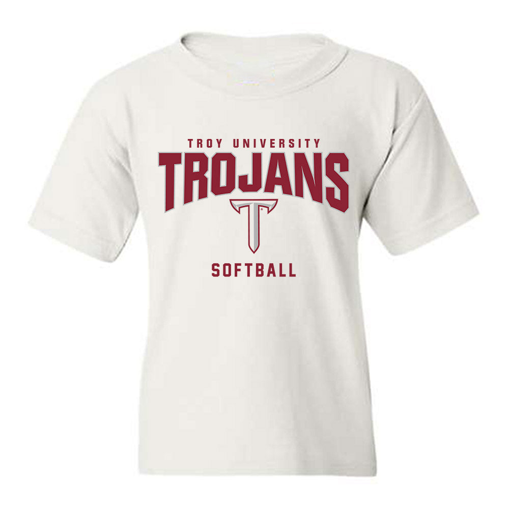 Troy - NCAA Softball : Bre Hughes - Generic Shersey Youth T-Shirt-0
