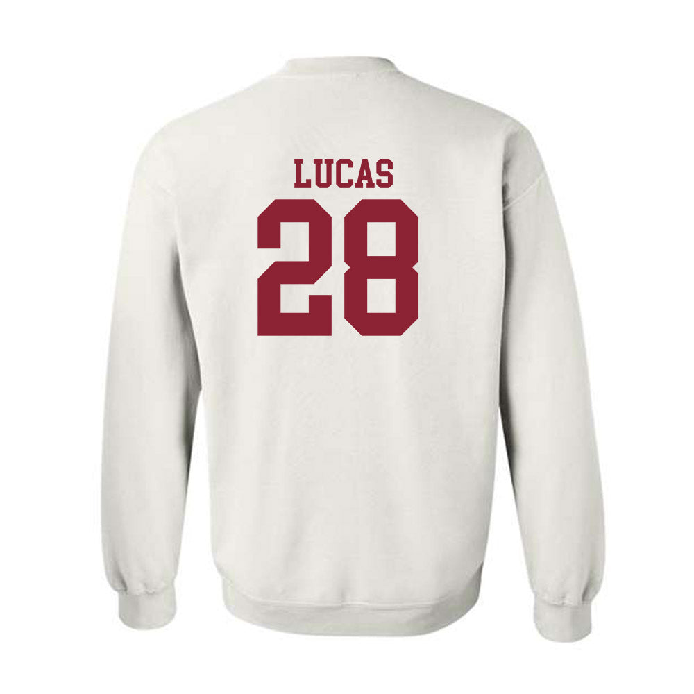 Troy - NCAA Baseball : Jackson Lucas - Generic Sports Shersey Crewneck Sweatshirt-1