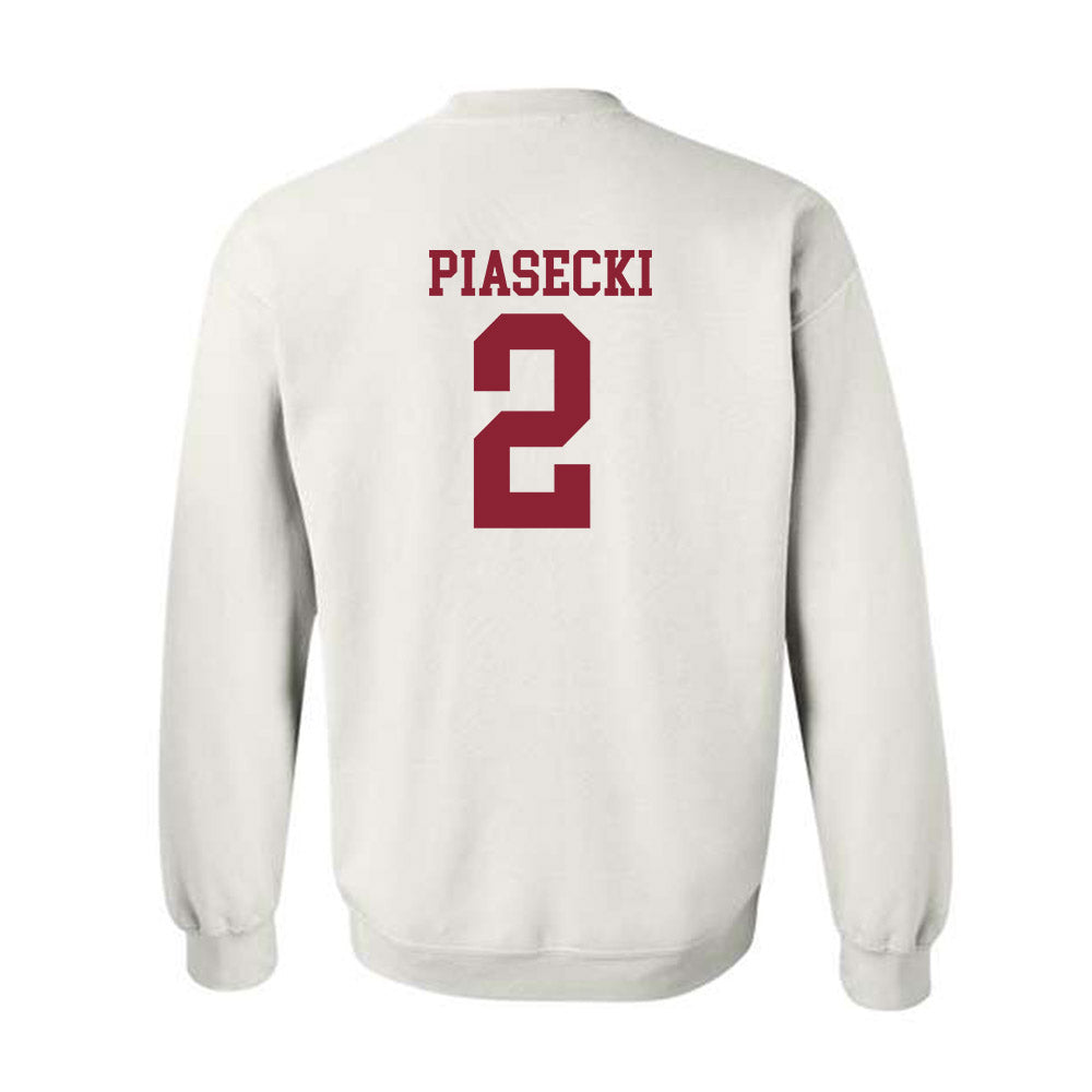Troy - NCAA Baseball : Aaron Piasecki - Generic Sports Shersey Crewneck Sweatshirt-1
