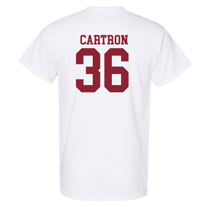 Troy - NCAA Baseball : Chase Cartron - Generic Sports Shersey T-Shirt-1