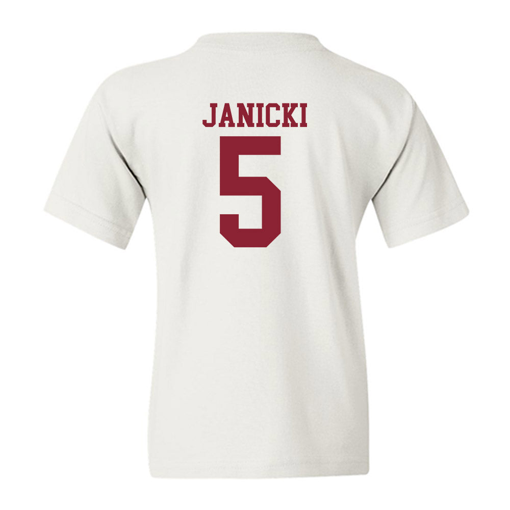 Troy - NCAA Baseball : James Janicki - Generic Sports Shersey Youth T-Shirt-1