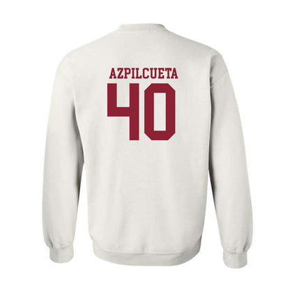 Troy - NCAA Baseball : Nico Azpilcueta - Generic Sports Shersey Crewneck Sweatshirt-1