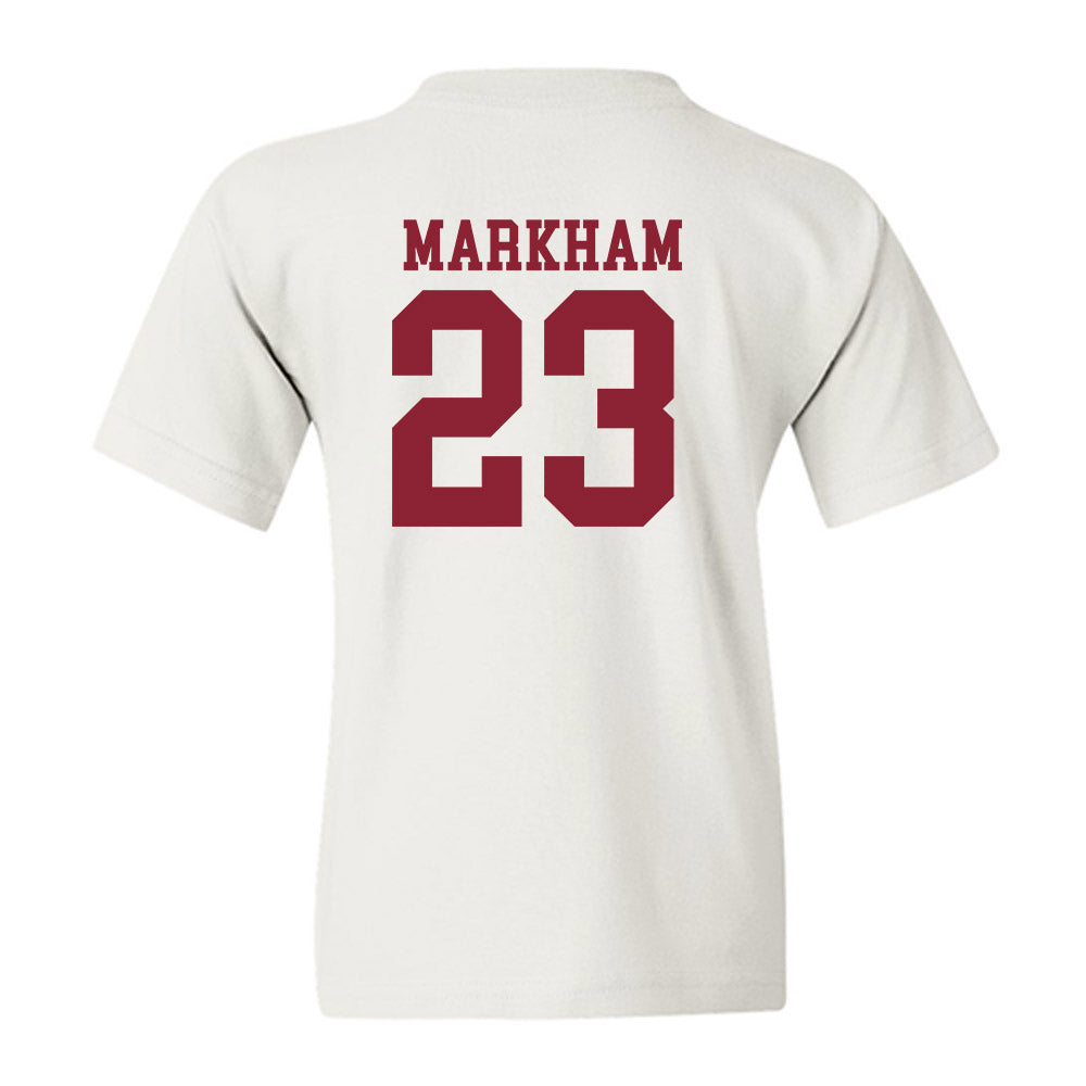 Troy - NCAA Baseball : Houston Markham - Generic Sports Shersey Youth T-Shirt-1