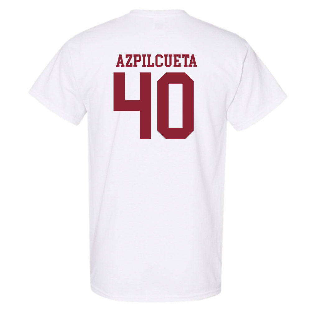 Troy - NCAA Baseball : Nico Azpilcueta - Generic Sports Shersey T-Shirt-1