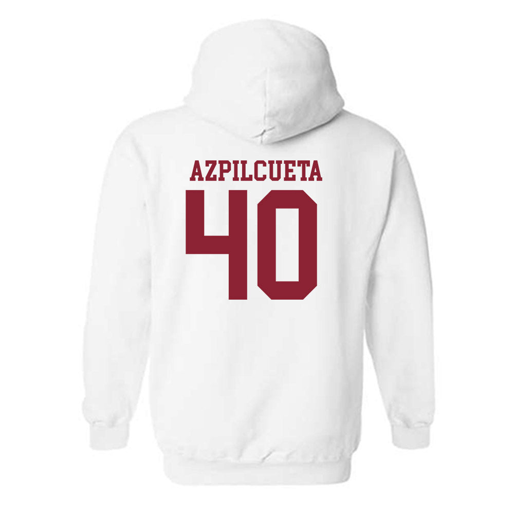 Troy - NCAA Baseball : Nico Azpilcueta - Generic Sports Shersey Hooded Sweatshirt-1