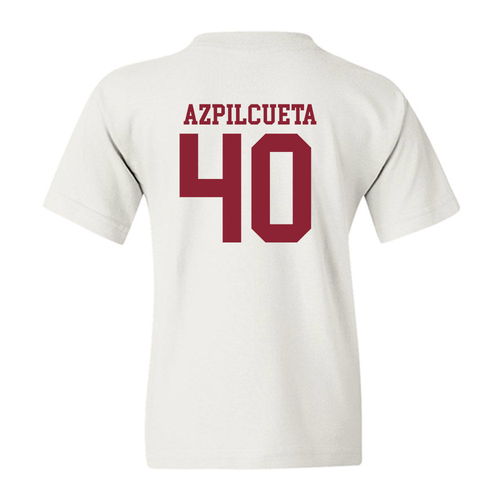 Troy - NCAA Baseball : Nico Azpilcueta - Generic Sports Shersey Youth T-Shirt-1