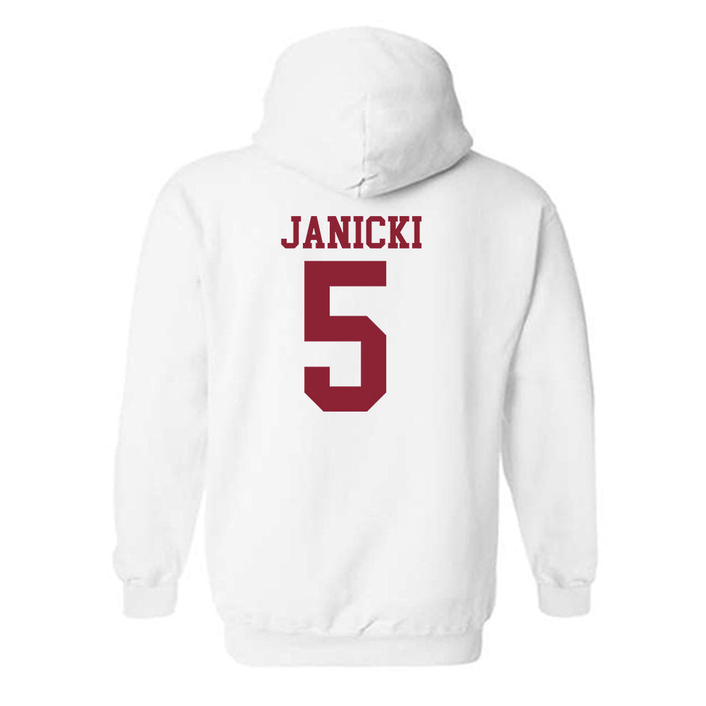 Troy - NCAA Baseball : James Janicki - Generic Sports Shersey Hooded Sweatshirt-1
