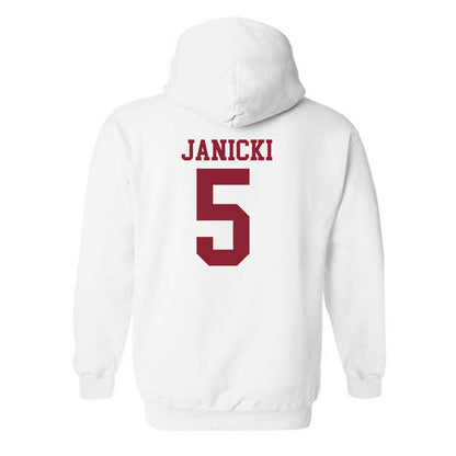 Troy - NCAA Baseball : James Janicki - Generic Sports Shersey Hooded Sweatshirt-1