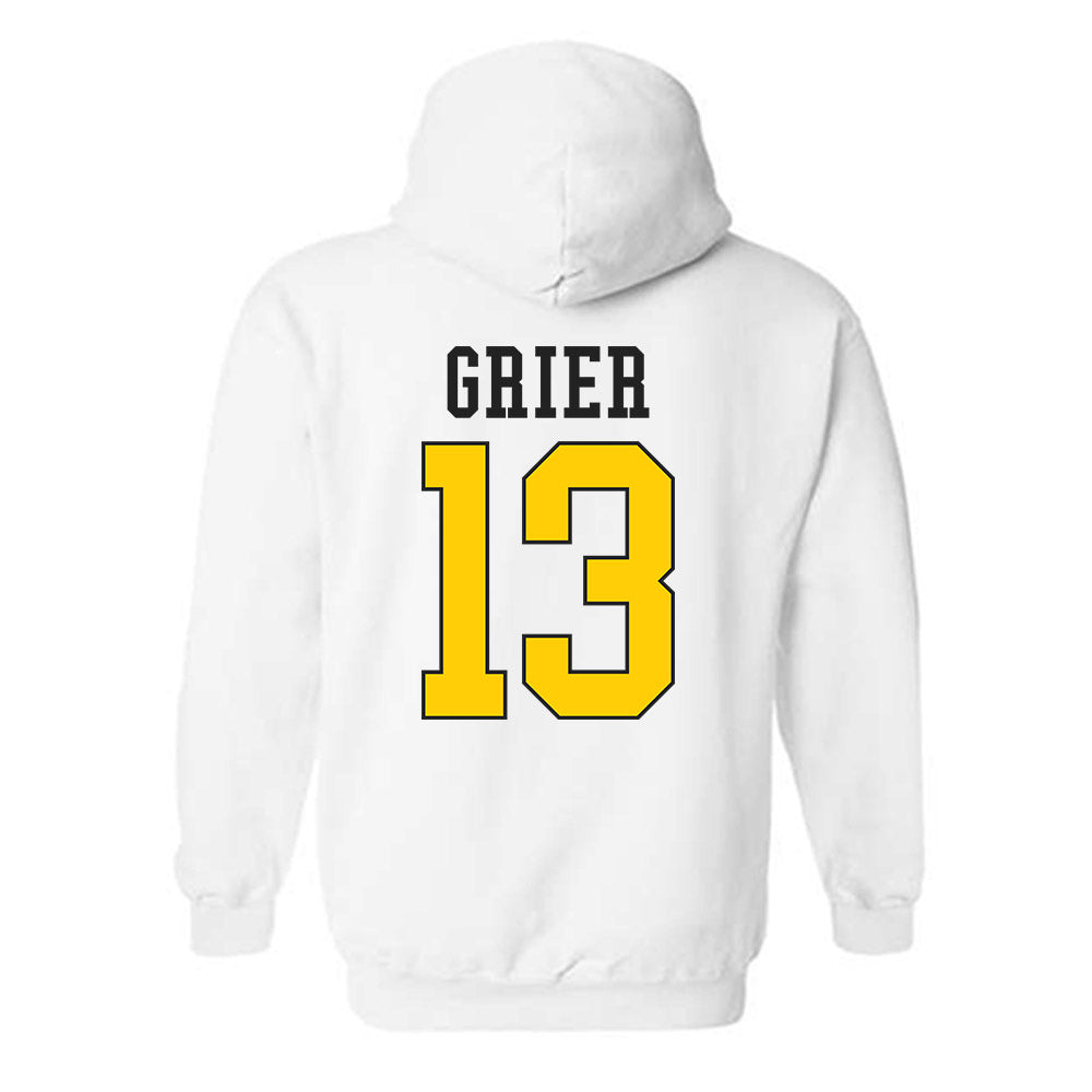 App State - NCAA Football : Jackson Grier - Generic Shersey Hooded Sweatshirt-1