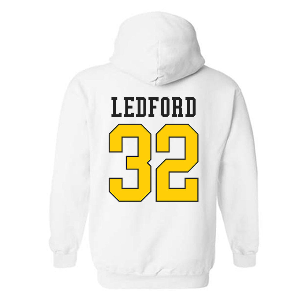 App State - NCAA Men's Basketball : Luke Ledford - Generic Shersey Hooded Sweatshirt-1