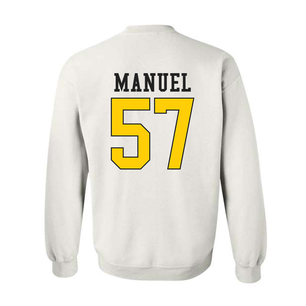 App State - NCAA Football : Devon Manuel - Generic Shersey Crewneck Sweatshirt-1