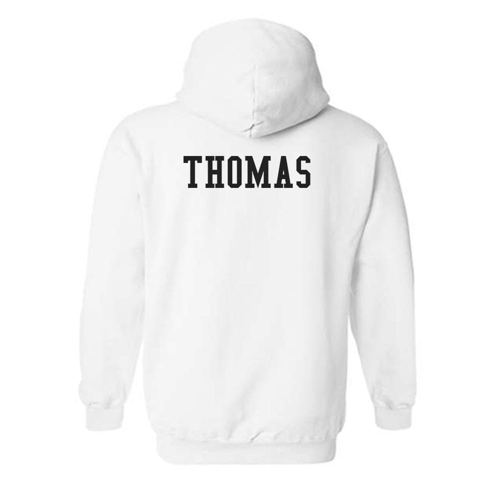 App State - NCAA Football : Keshawn Thomas - Generic Shersey Hooded Sweatshirt-1