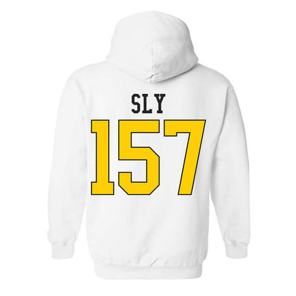 App State - NCAA Wrestling : Bentley Sly - Generic Shersey Hooded Sweatshirt-1