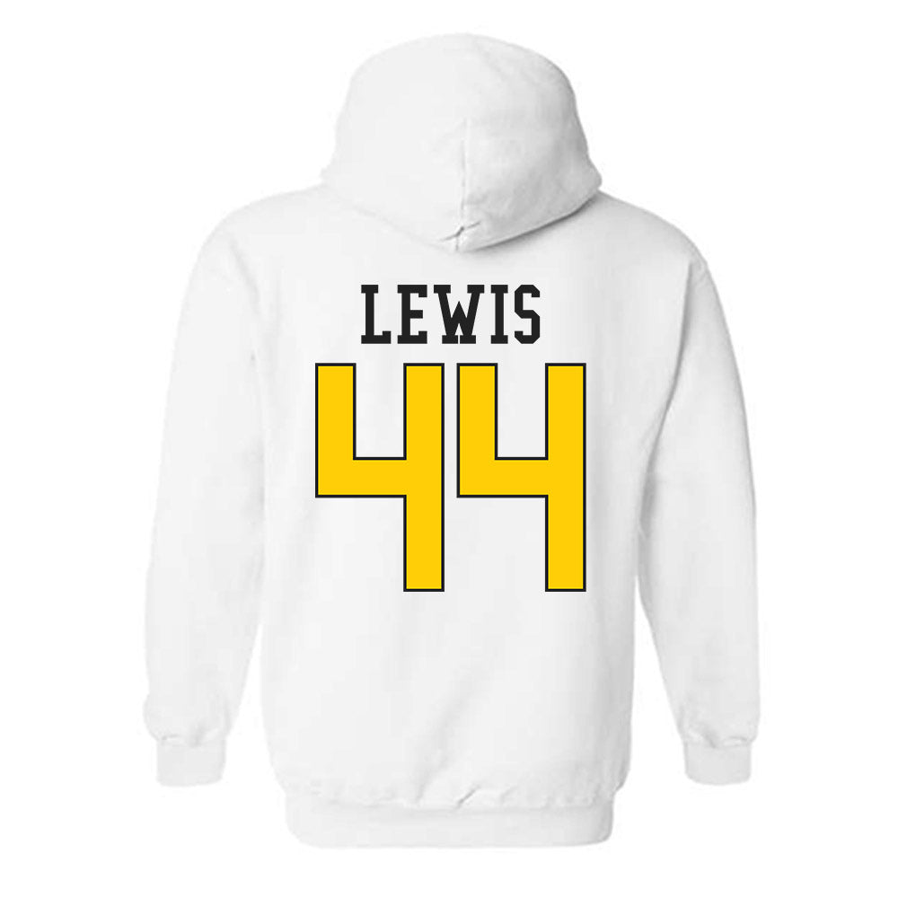 App State - NCAA Football : Manny Lewis - Generic Shersey Hooded Sweatshirt-1