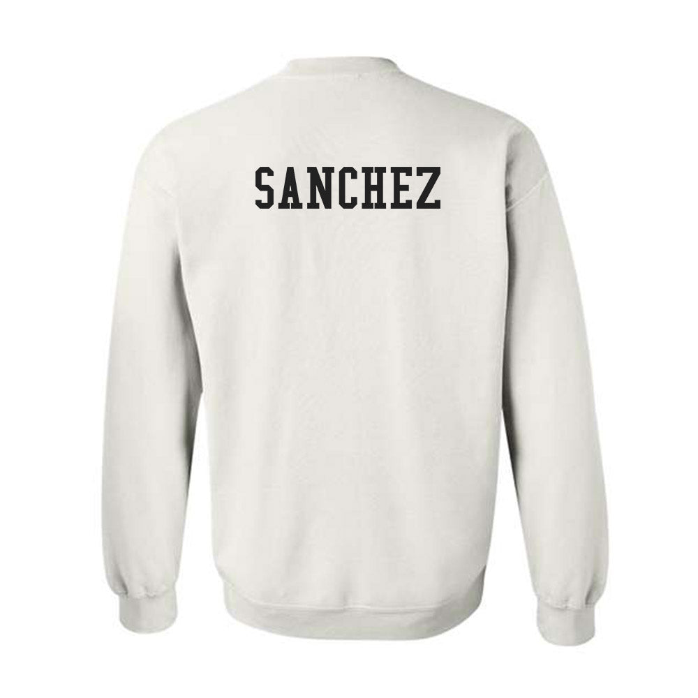 App State - NCAA Football : Alex Sanchez - Generic Shersey Crewneck Sweatshirt-1