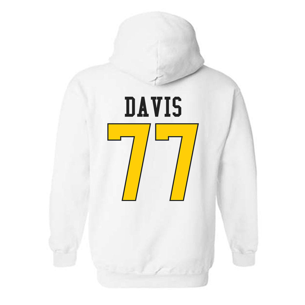 App State - NCAA Football : Daniel Davis - Generic Shersey Hooded Sweatshirt-1