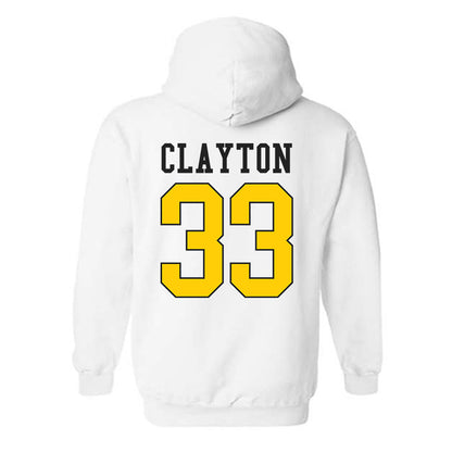 App State - NCAA Men's Basketball : Grant Clayton - Generic Shersey Hooded Sweatshirt-1