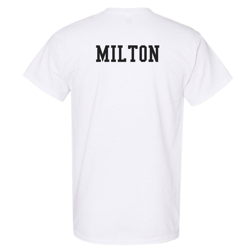 App State - NCAA Men's Track & Field : Caleb Milton - Generic Shersey T-Shirt-1
