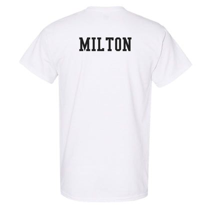 App State - NCAA Men's Track & Field : Caleb Milton - Generic Shersey T-Shirt-1