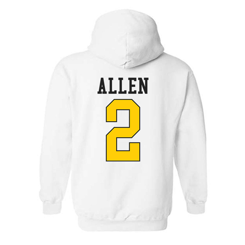 App State - NCAA Men's Basketball : Corbin Allen - Generic Shersey Hooded Sweatshirt-1