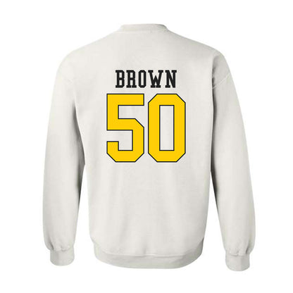 App State - NCAA Football : Jehchys Brown - Generic Shersey Crewneck Sweatshirt-1