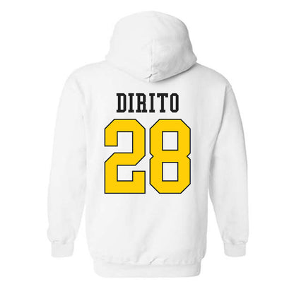 App State - NCAA Baseball : Nick DiRito - Generic Shersey Hooded Sweatshirt-1