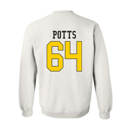 App State - NCAA Football : Jarvis Potts - Generic Shersey Crewneck Sweatshirt-1