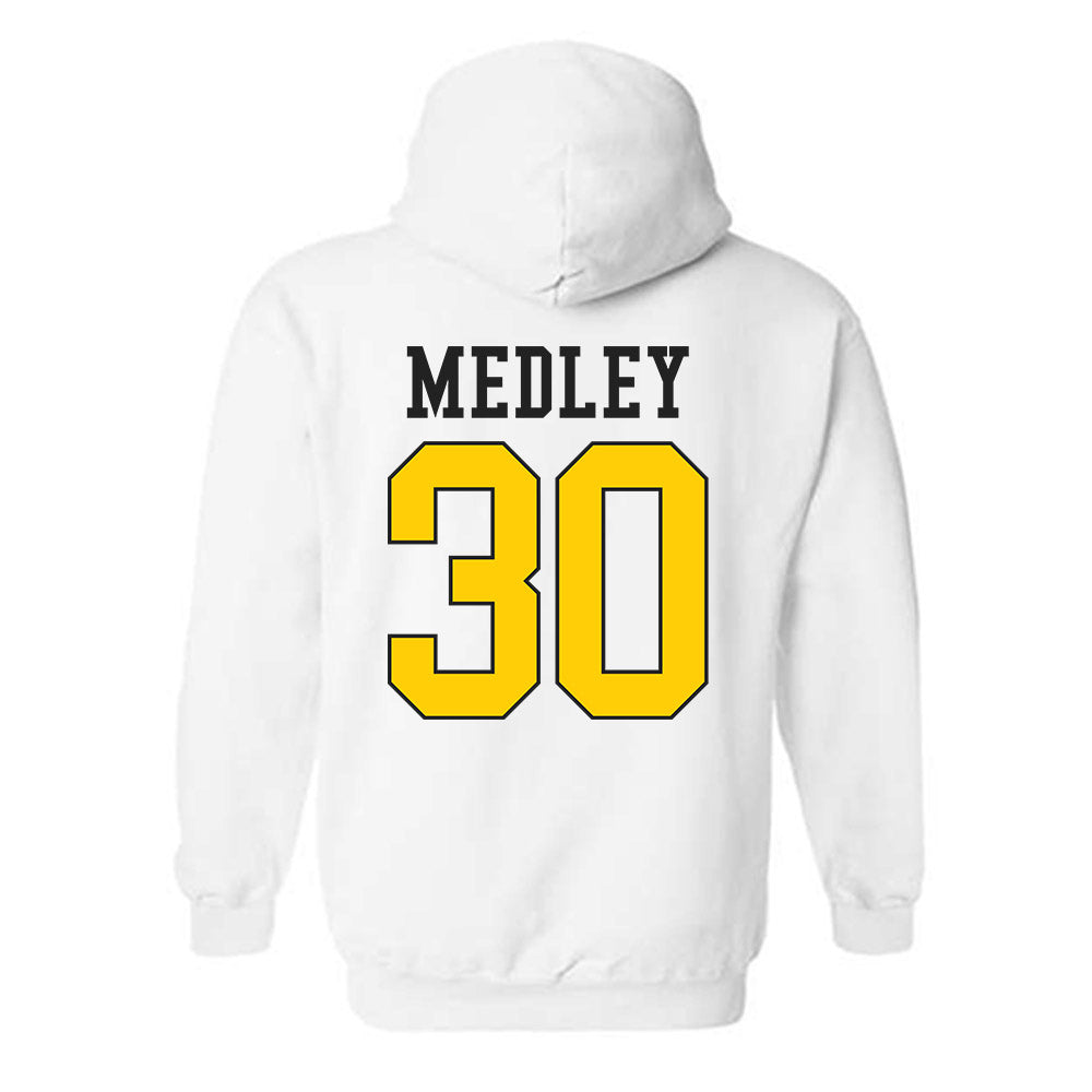 App State - NCAA Football : Dorrian Medley - Generic Shersey Hooded Sweatshirt-1