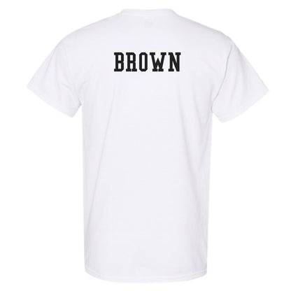 App State - NCAA Football : Cash Brown - Generic Shersey T-Shirt-1