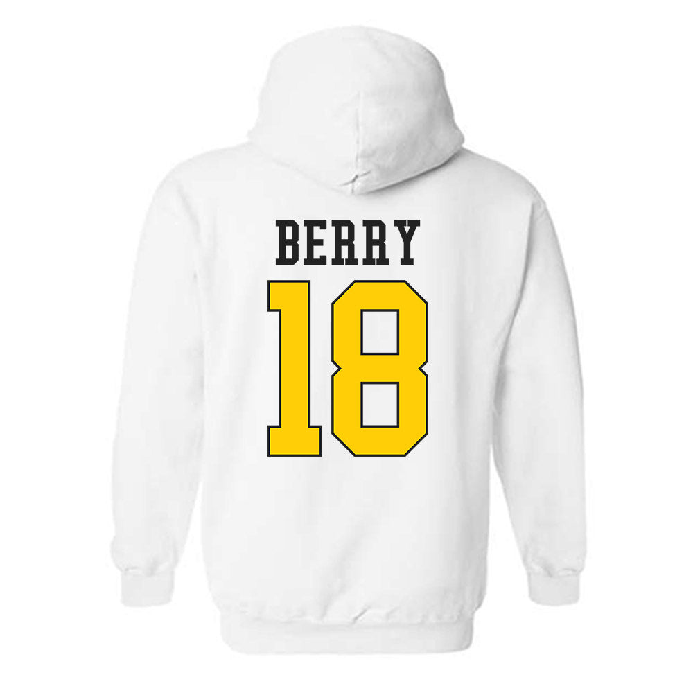 App State - NCAA Football : Syncere Berry - Generic Shersey Hooded Sweatshirt-1