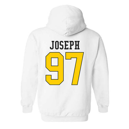App State - NCAA Football : Xavier Joseph - Generic Shersey Hooded Sweatshirt-1