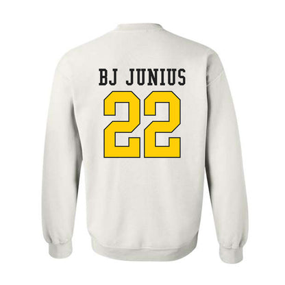 App State - NCAA Football : Bryant "BJ" Junius - Generic Shersey Crewneck Sweatshirt-1
