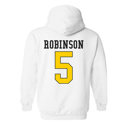 App State - NCAA Softball : Tavia Robinson - Generic Shersey Hooded Sweatshirt-1