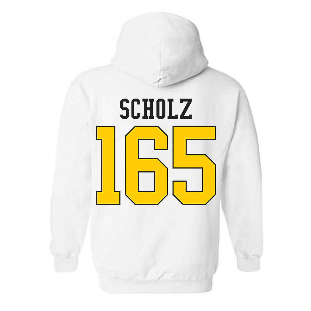 App State - NCAA Wrestling : Luke Scholz - Generic Shersey Hooded Sweatshirt-1