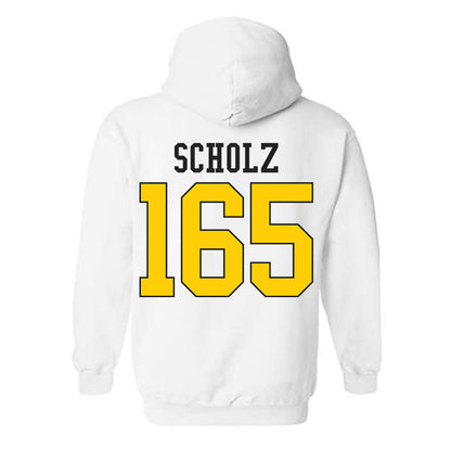 App State - NCAA Wrestling : Luke Scholz - Generic Shersey Hooded Sweatshirt-1
