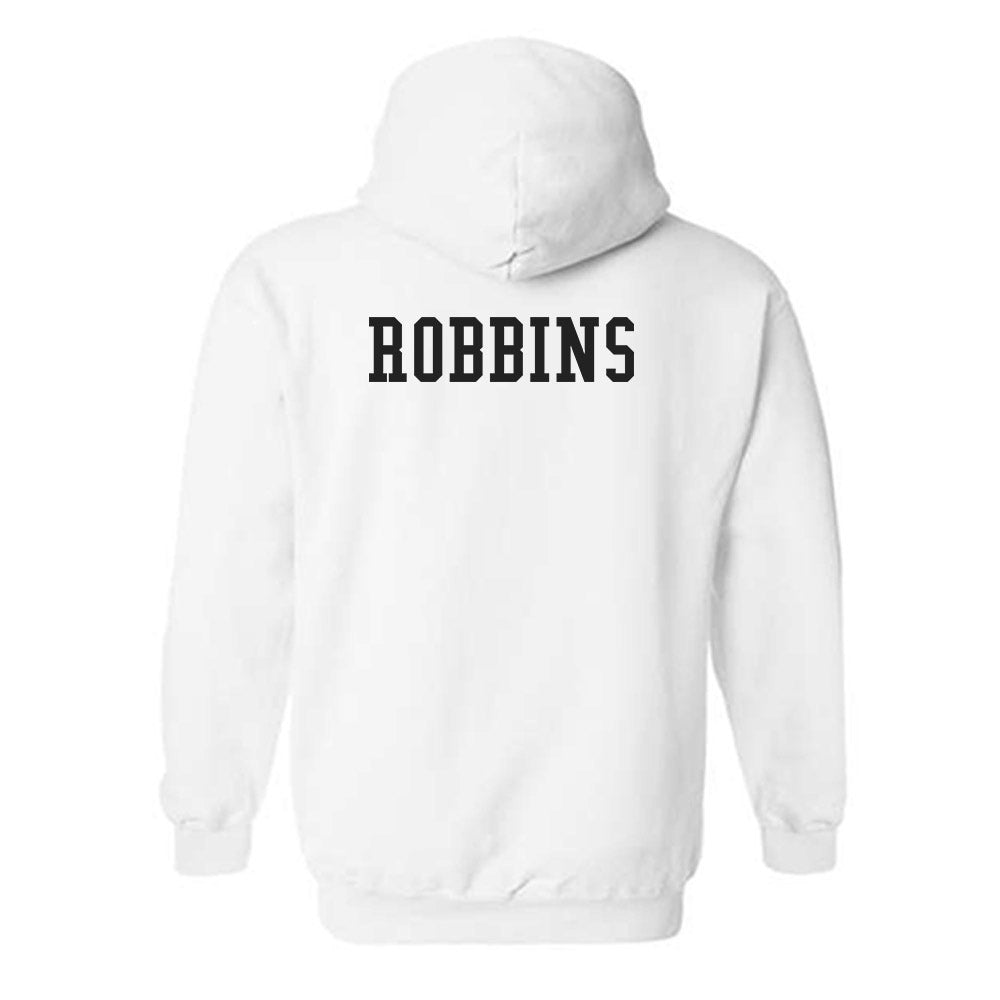 App State - NCAA Men's Track & Field : Brenden Robbins - Generic Shersey Hooded Sweatshirt-1