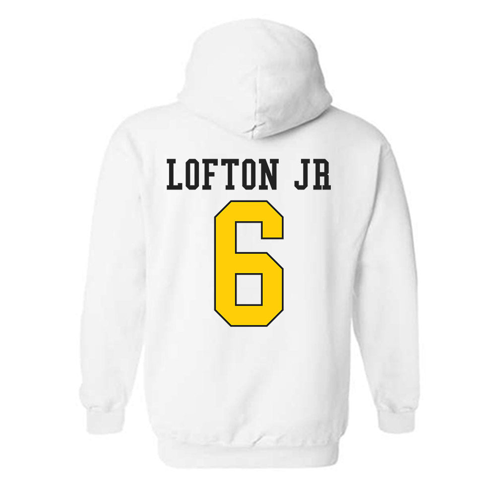 App State - NCAA Football : Christopher Lofton jr - Generic Shersey Hooded Sweatshirt-1