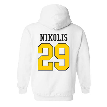 App State - NCAA Baseball : Trevor Nikolis - Generic Shersey Hooded Sweatshirt-1