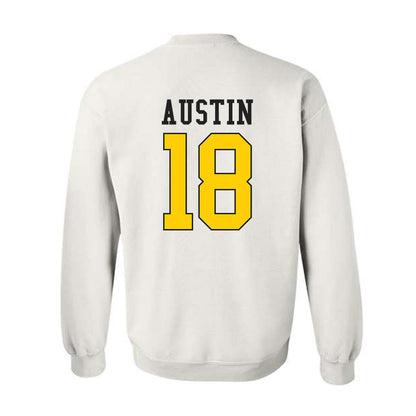 App State - NCAA Football : Kamauri Austin - Generic Shersey Crewneck Sweatshirt-1